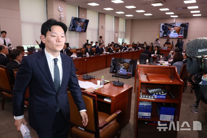 국조특위서 퇴장당한 박상용 검사