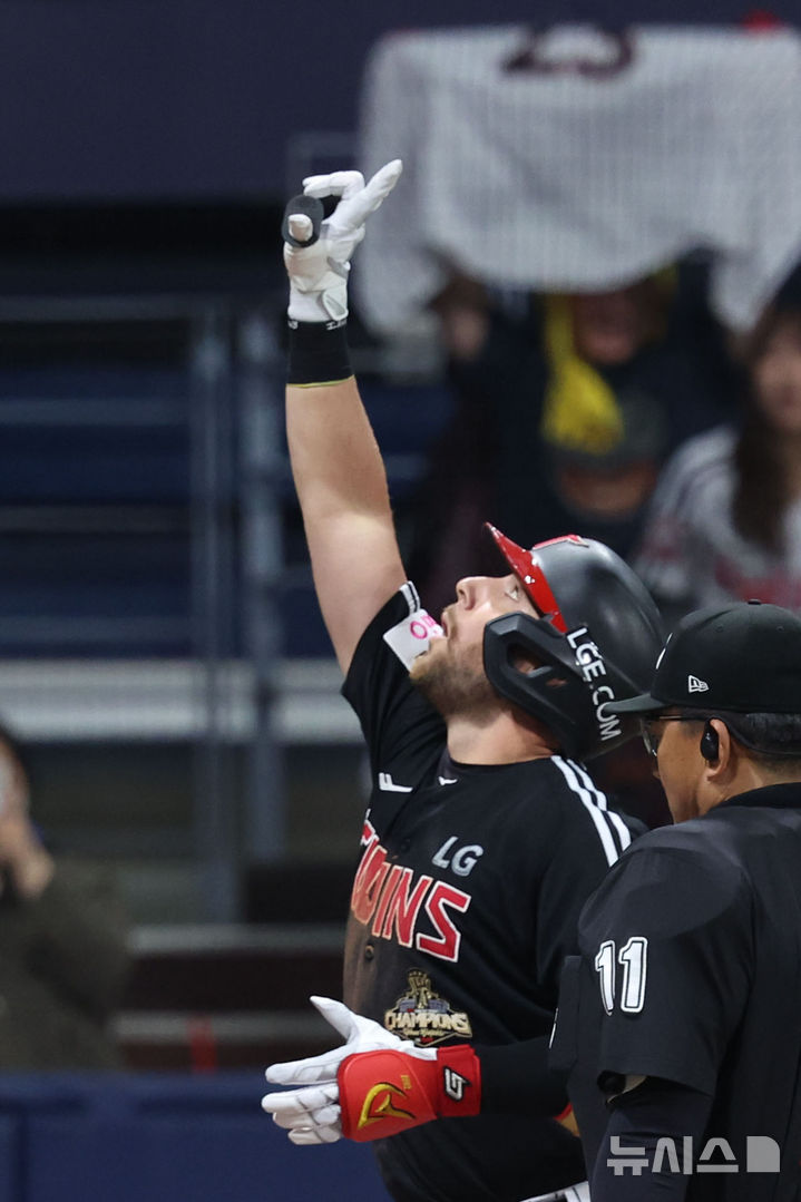 LG 오스틴 1점 홈런