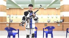 사격 신민기, AG 선발전서 남자 10m 공기소총 한국신기록