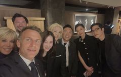 전지현·필릭스와 찰칵…마크롱 佛 대통령, 남다른 'K-컬처' 사랑