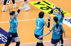 GS칼텍스, 한국도로공사에 챔프전 3전 전승…5년 만에 우승 탈환