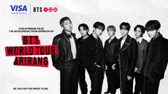 비자, 방탄소년단 월드 투어 '아리랑' 스폰서 참여