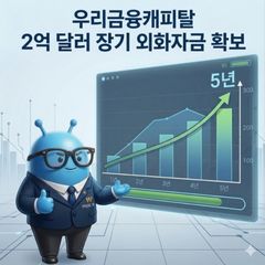 우리금융캐피탈, 2억 달러 외화 신디케이트론 차입