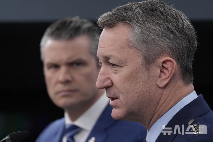 '장대한 분노' 작전 관련 미 국방장관-합참의장 공동 기자회견