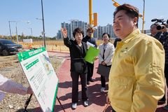 오세현 아산시장, 탕정지역 신설학교 현장 점검