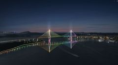 목포대교 경관조명 개선사업 6월 완료…"서해안 야간 명소로"