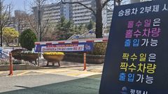 공공차량 2부제 첫날…평택·안성·오산시청 주차장 '한산'