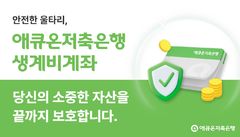 애큐온저축은행, 압류 차단 '생계비계좌' 출시