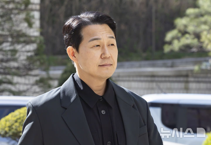 배우 박성웅, '임성근 위증' 재판 증인 출석 [뉴시스Pic]