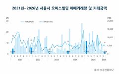 서울 빌딩 매매 20% 줄고 오피스 165% 늘어