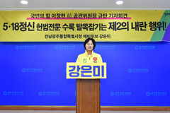 정의당 강은미 "국힘 이정현 출마, 후안무치"