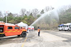 험준한 산악지대 산불 대응 위해 중형 진화차 6대 배치