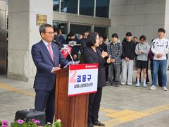 [6·3강릉]심영섭 "봉급 전액 반납" vs 김홍규 "중단 없는 경제"