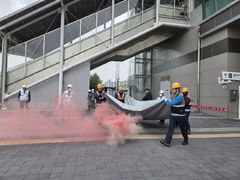 코레일 대구본부, 경산역서 '화랑훈련'…열차 탈선 대응