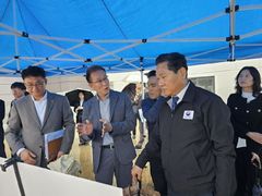 국토부 대광위원장, '양주신도시' 도로·철도사업 현장점검