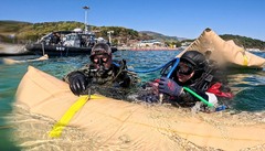 해군, 진해만 일대서 연합 구조전 훈련 실시