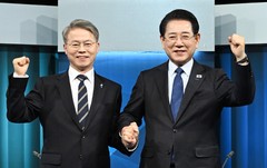 민형배 43.9%·김영록 39.3%, 오차범위 내 접전