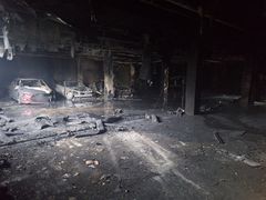 제주 리조트 지하주차장 화재…2명 중상·10여명 경상