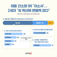 "Z세대 91%가 AI로 자소서 쓴다"…구직자, 면접·실무 검증 선호