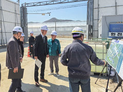 송무경 공주시장 권한대행, 주요 현안사업장 현장점검