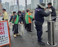 광명시, 목감천 차수판 설치 훈련…극한호우 대비 