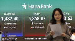 코스피, 휴전 기대감 속 1%대 상승…5850선 회복[마감시황]