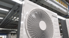 역대급 무더위 앞두고…삼성전자 에어컨 생산라인 '풀가동'