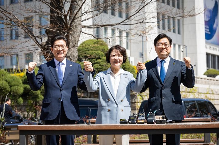 與정원오·추미애·박찬대, '원팀간담회'…"2600만 수도권 공통공약 마련"