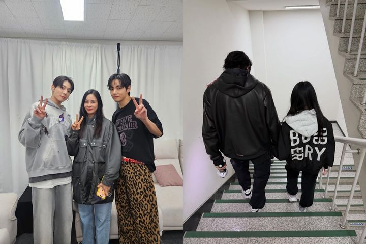 고소영, 장동건·딸과 함께 BTS 공연 관람…