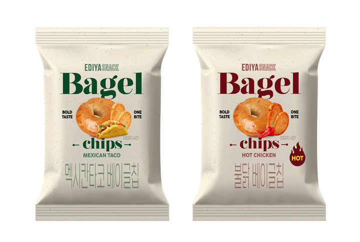 이디야커피, 베이글칩 신제품 2종 출시 "스낵 라인업 확대"
