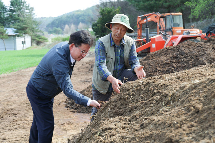 이승돈 농진청장, 유기농 현장 점검…