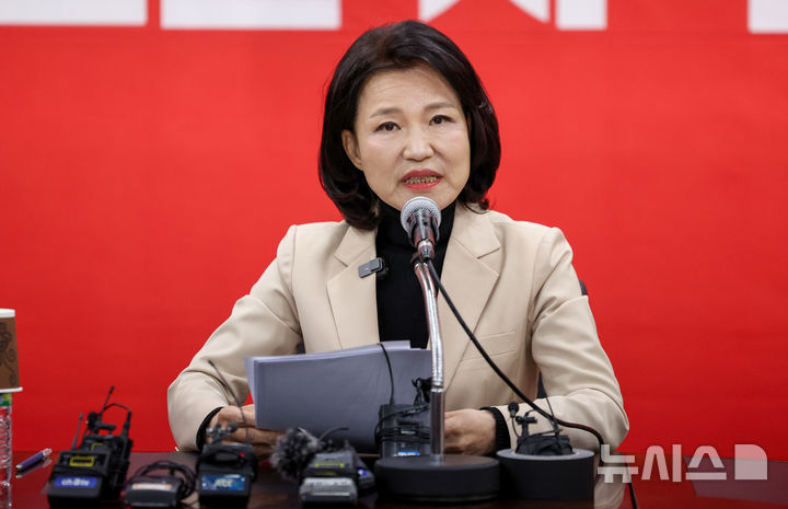 이진숙, 장동혁 향해 "공정한 경선 절차 복원시켜달라" [뉴시스Pic]