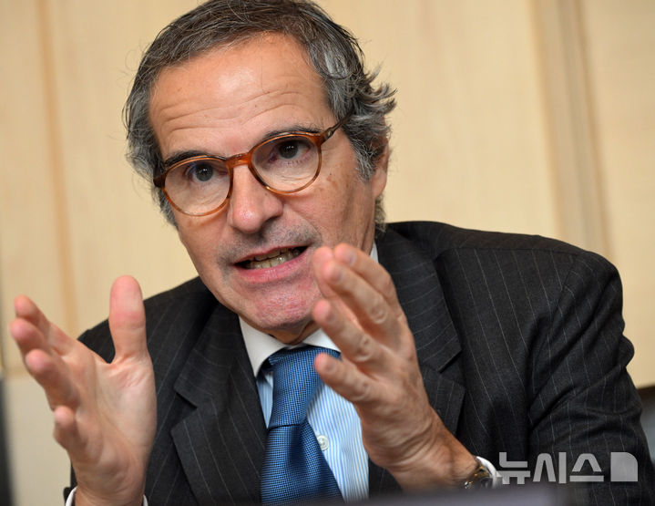 라파엘 그로시 IAEA 사무총장 "북한 핵 활동 크게 확대 돼" [뉴시스Pic]