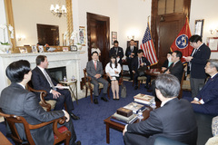 빌 헤거티 미 상원의원 만난 장동혁