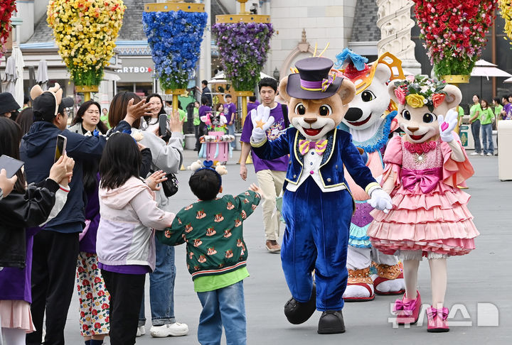 에버랜드 개장 50주년… 누적 방문객 3억명 육박 [뉴시스Pic]