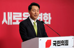 국힘 서울시장 후보에 오세훈…"정권 폭주막을 마지막 제동장치"(종합)