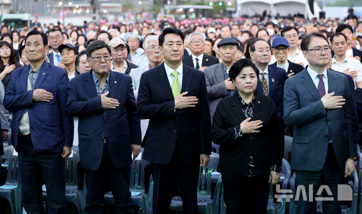  '4·19혁명 66주년 서울시 기념행사' [뉴시스Pic]