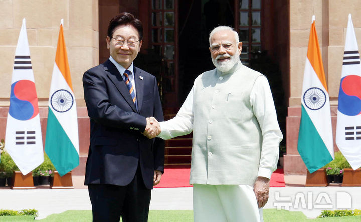 한-인도 정상회담 시작…조선·방산 협력 논의