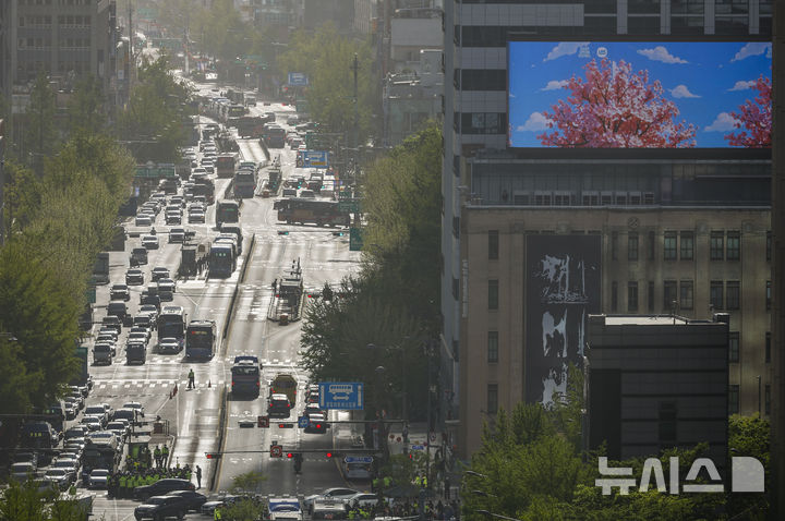 올봄 최악의 황사… 대기질 나쁨 [뉴시스Pic]