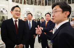 국빈만찬 참석한 이재용-신동빈-최태원-이억원