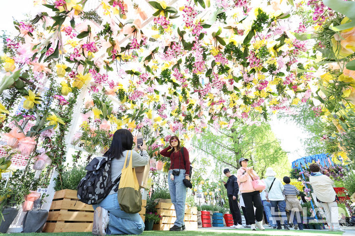 '다채로운 봄꽃의 향연' 2026 고양국제꽃박람회 개막 [뉴시스Pic]