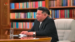 김정은, 국방성 군악단 창립 80주년 기념 공연 관람
