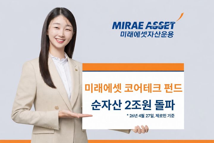 미래에셋운용, '코어테크 펀드' 순자산 2조 돌파
