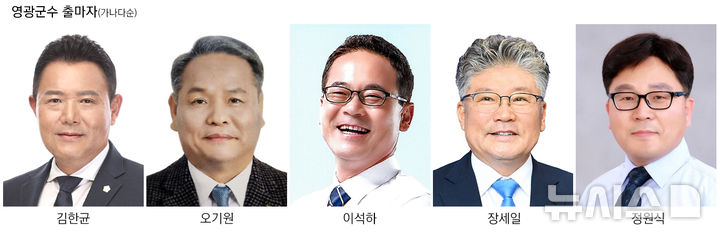 [지선 D-30]전남 영광·함평·장성…경선내홍·전과기록 변수