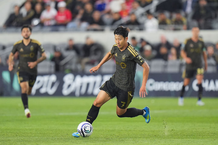손흥민 MLS 9호 도움…LAFC, 휴스턴에 전반 1-2로 뒤져