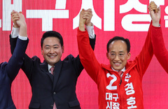 장동혁 "보수 심장 대구에 김부겸이 웬 말…경제 시장 추경호가 대구 바꿀 것"
