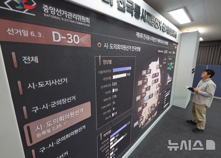 지방선거 한 달 앞으로