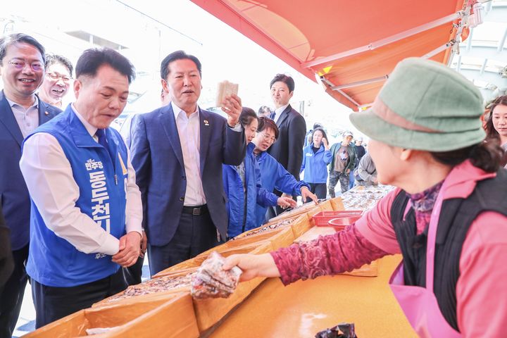 동두천 지원 나선 정청래 대표