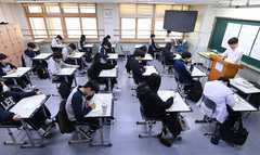 '내신 5등급' 평균 3.5점↑…학력평가와 최대 24점 차