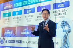 김경수 도지사 후보, 경남 5대 주력산업 세계 1등 전략 발표